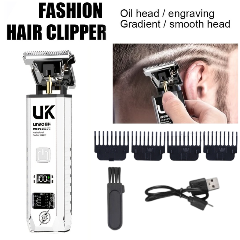 Men'S Grooming Shaver - Elektrischer Haarschneider für Männer Kabelloser Bartschneider