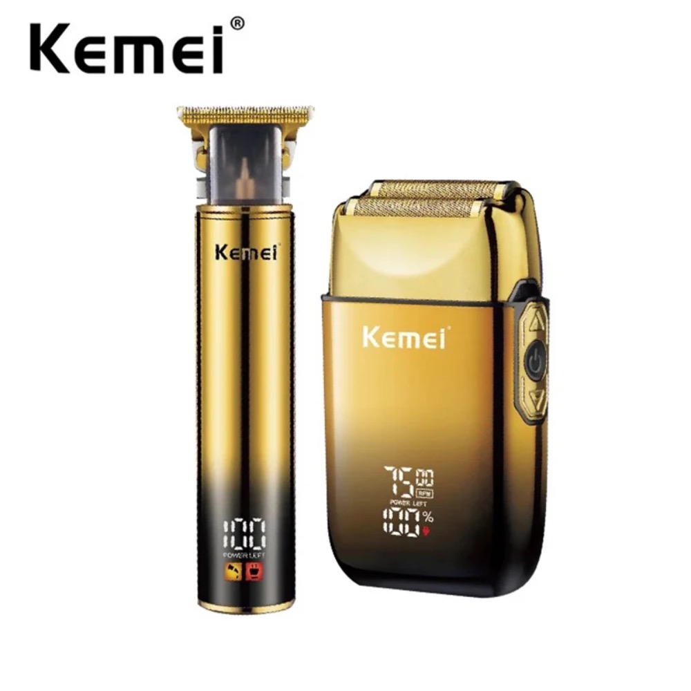 Men'S Grooming Shaver - Kemei Haarschneider Elektrorasierer Folienrasierer Professioneller Bartschneider