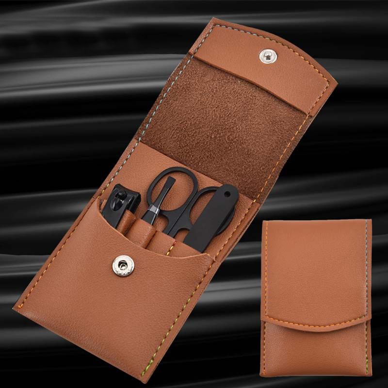 Mens Grooming Kit Case - 4 stücke Maniküre Pediküre Set Finger