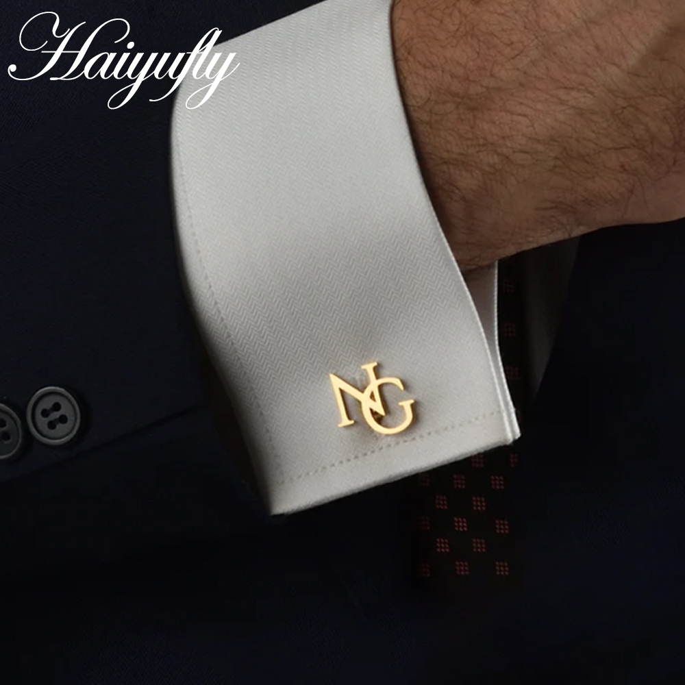 Men'S Grooming For Wedding - Haiyufly Personalisierte Manschettenknöpfe mit individuellem Namen