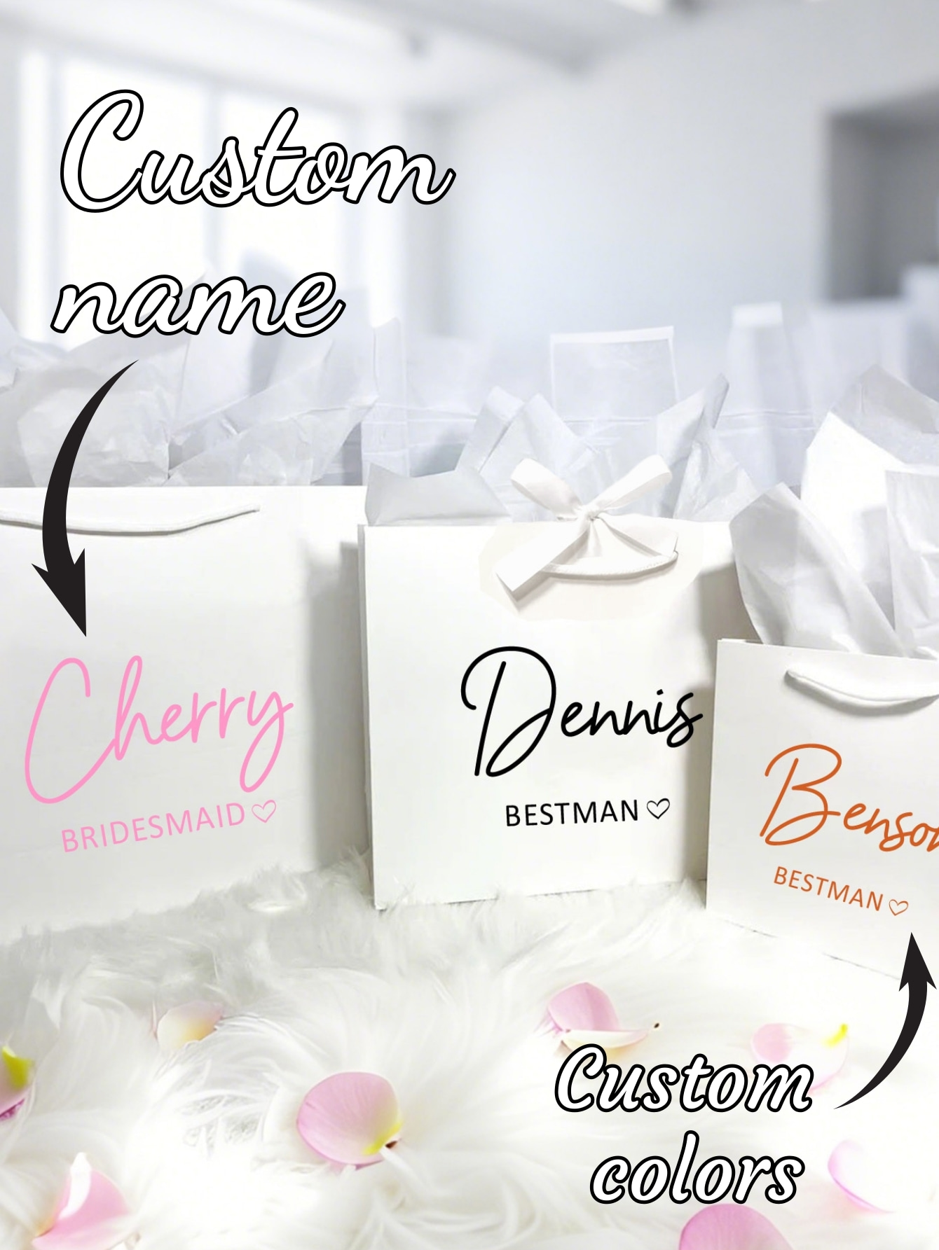 Men'S Grooming For Wedding - 1 Stück Personalisierte Hochzeits-Geschenktasche für Brautjungfern,