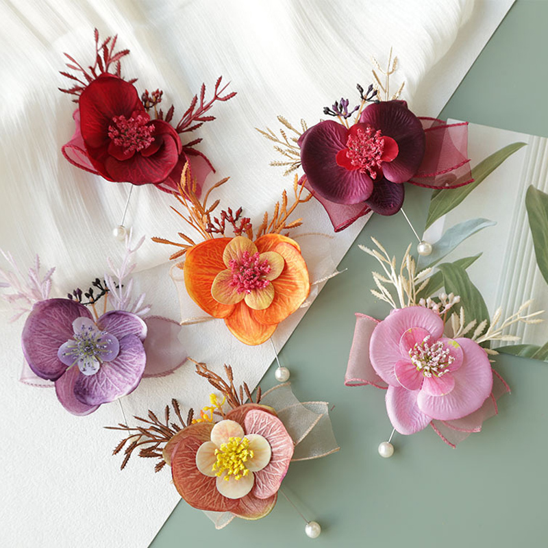 Men'S Grooming For Wedding - 25077 Handgelenk-Corsage und Boutonniere, Blume am
