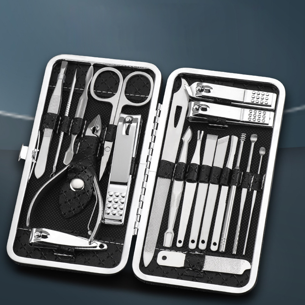 19-teiliges Fingernagel- und Z – Mens Grooming Kit Case Bewertung und Preis
