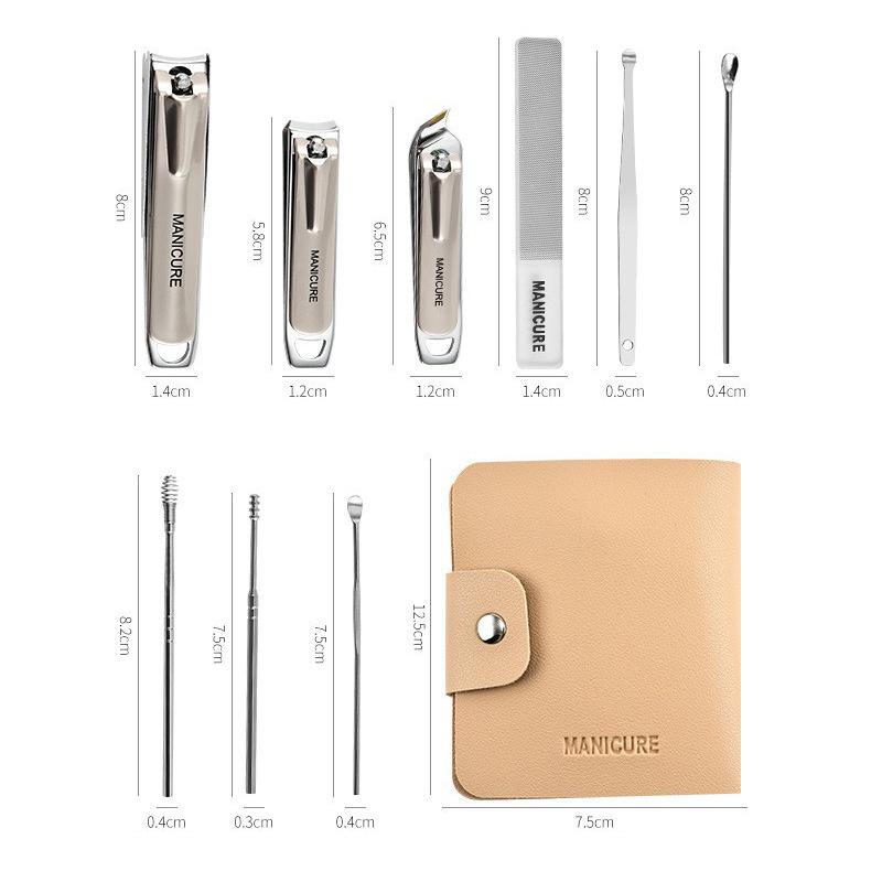 Maniküre-Pediküre-Set 10-teili – Mens Grooming Kit Case Bewertung und Preis