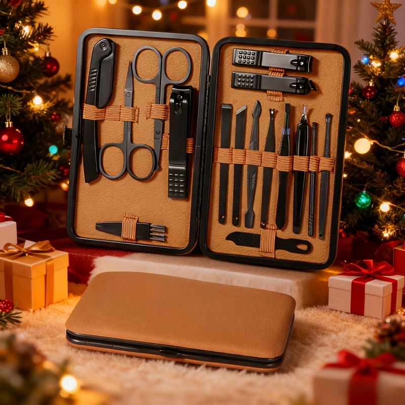 24-teiliges Maniküre- und Pedi – Mens Grooming Kit Case Bewertung und Preis
