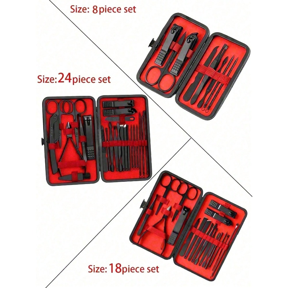 8/24-teiliges professionelles  – Mens Grooming Kit Case Bewertung und Preis