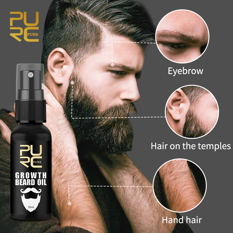PURC Bartwachstumsöl für Männe – Mens Grooming Treatment Bewertung und Preis